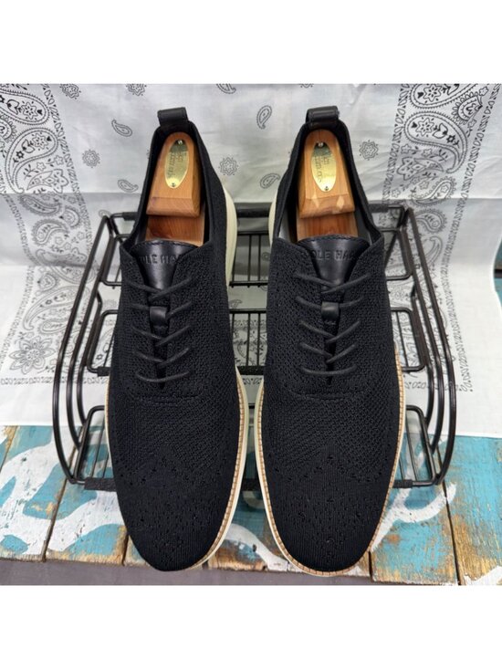 Cole Haan Original Grand Stitchlite Wingtip Oxfords Black C27959 Men 13M Worn2X main image 9